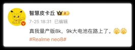 9000mAh大电池！真我彻底“疯狂”